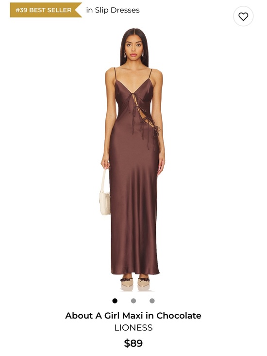 REVOLVE Dresses & Skirts - About a Girl Maxi in Chocolate